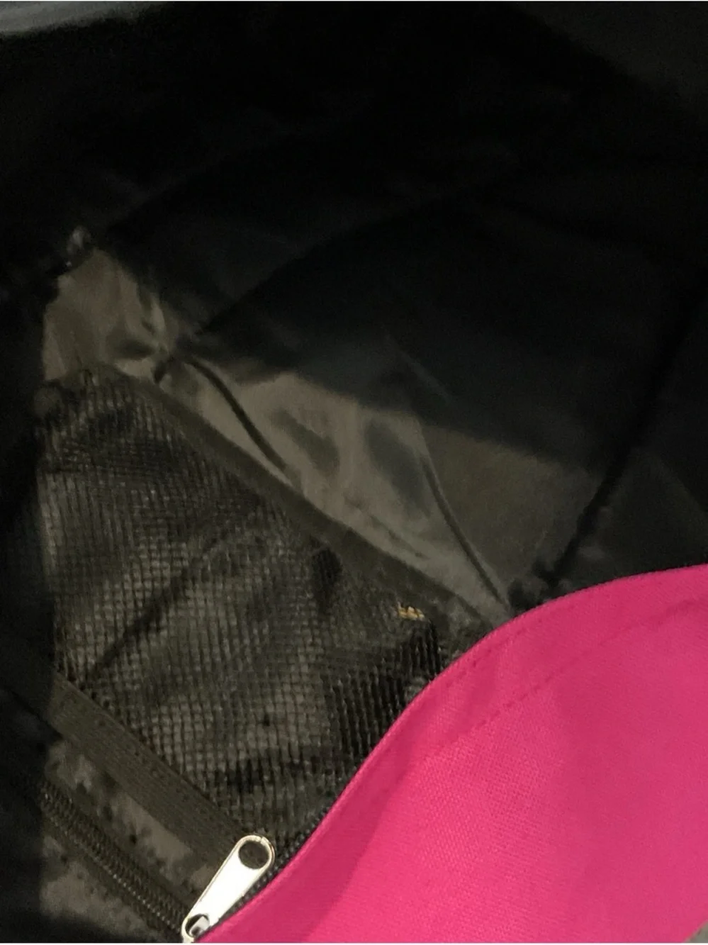 DSG Hot Pink and Black Mesh Backpack